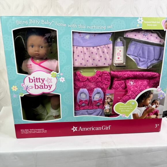 American Girl Doll Bitty Baby BB1 Gift Set African American New in Box - Picture 11 of 12